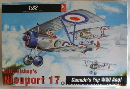 Hobby Craft 1/32 Nieuport 17 Billy Bishop - Or Imperial Russian Air Service, HC1682 plastic model kit